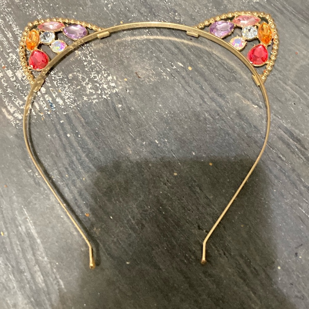 Like new cat ears metal headband